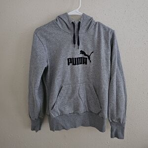 PUMA Women's Gray Workout Hoodie